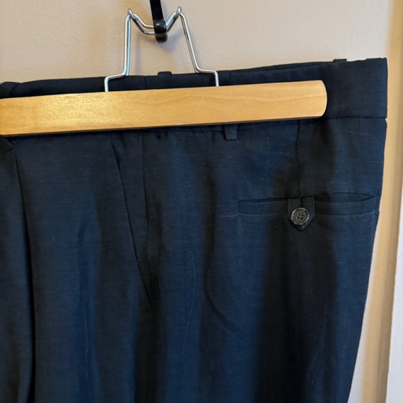 NWT Unworn Black Linen Jcrew Pant - Picture 6 of 9